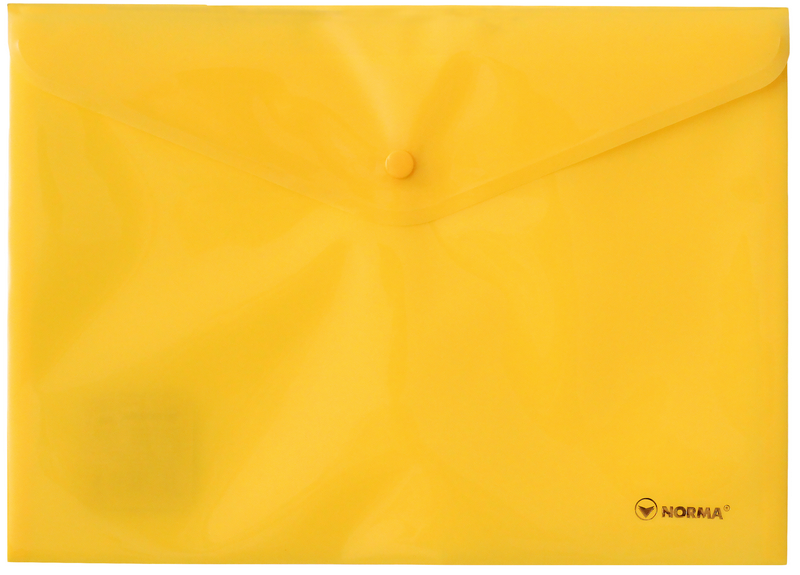 Папка з кнопкою NORMA (5106-03N), поліпропілен, 160мкм, A4, 150 аркушів, "Neon"